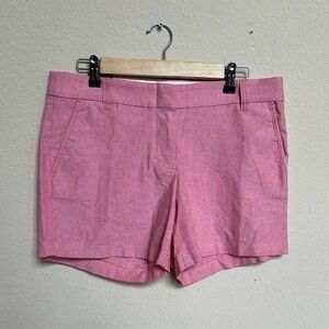 J. Crew Pink Bermuda Shorts with Classic Design